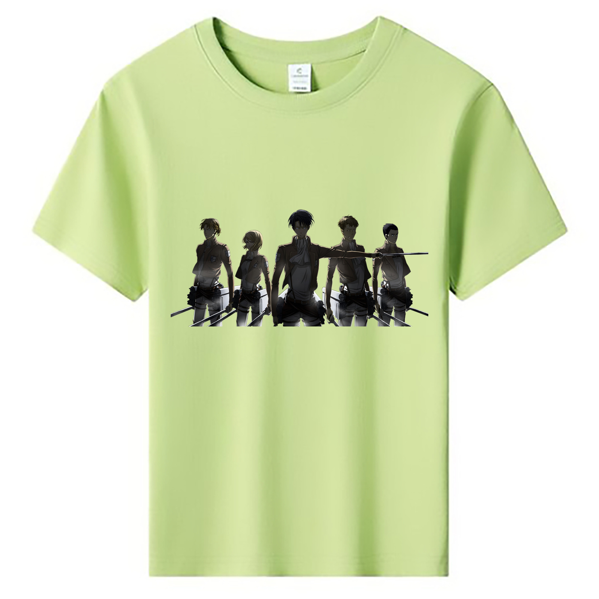 （画像用） 進撃の巨人 Attack on Titan 綿100％キッズTシャツ（フロントプリント）